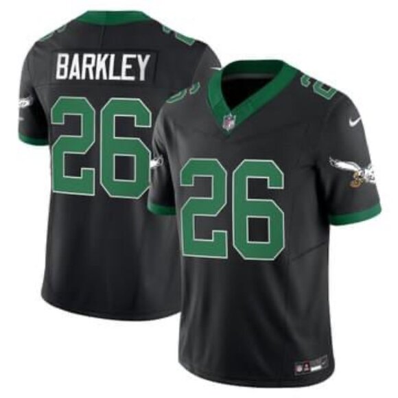 Mens Youths Kids Womens Saquon Barkley Stitched Black Vapor Jersey - Picture 1 of 2